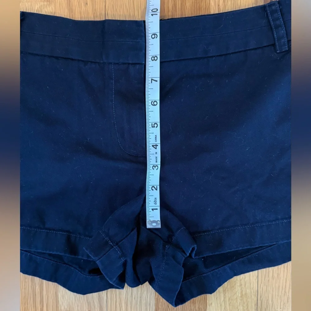 J. Crew Women's Navy Cotton Shorts 3” Size 12
